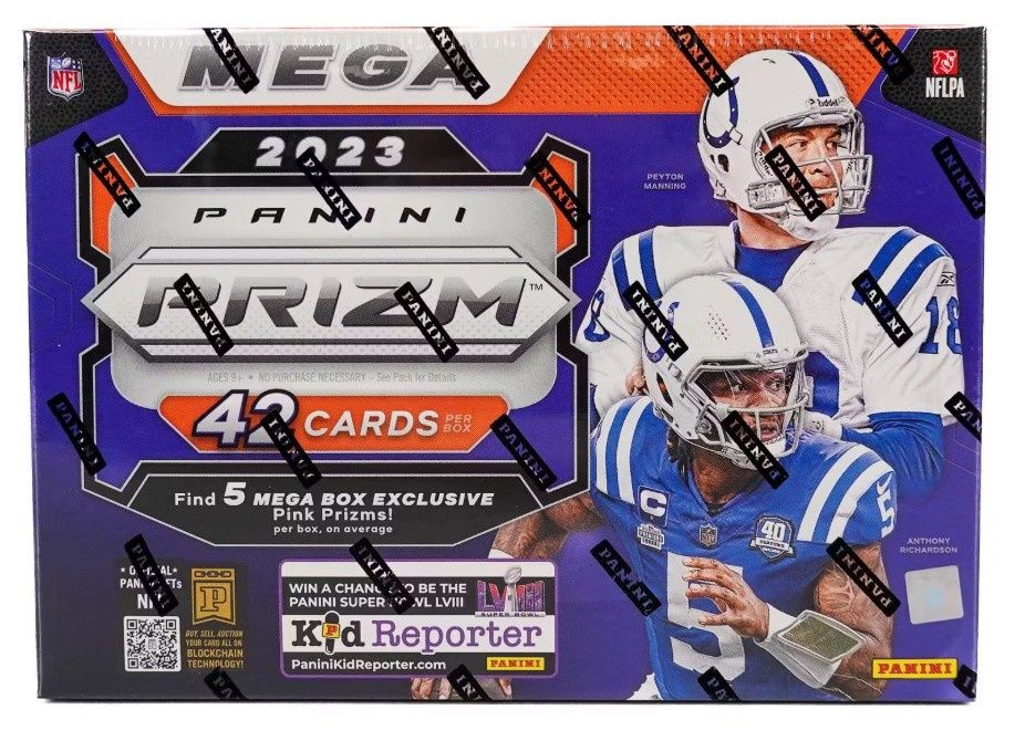 2023 Prizm Football Mega Box - Pink Prizms