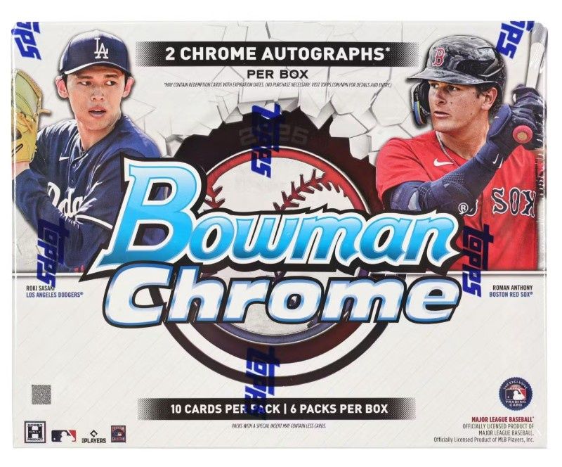 2025 Bowman Chrome Baseball Hobby Box