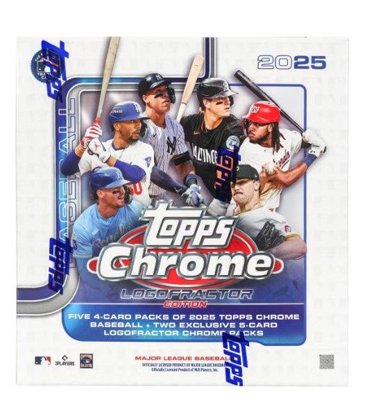 2025 Topps Chrome Baseball Logofractor Edition Box