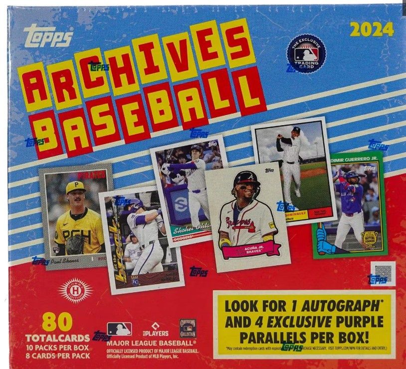 2024 Topps Archives Baseball Collector Box