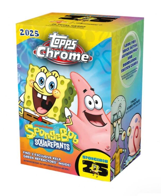2025 Topps Chrome® SpongeBob 25th Anniversary - Blaster Box