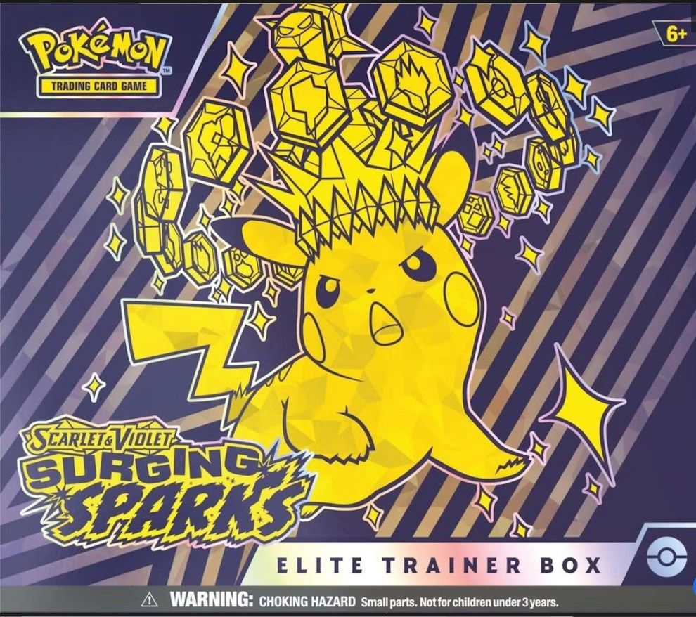 Pokemon Scarlet &amp; Violet: Surging Sparks Elite Trainer Box