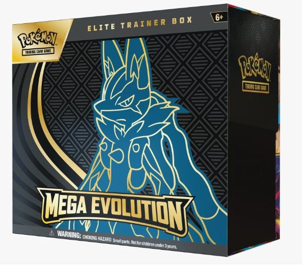 Pokemon Trading Card Game: Mega Evolution Elite Trainer Box (Mega Lucario)