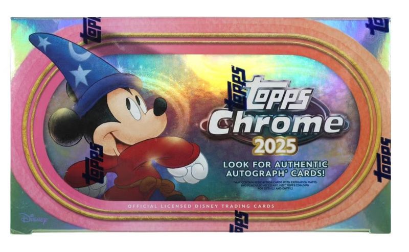Topps 2025 Disney Chrome Hobby Box