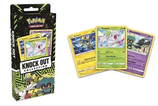 Pokemon Knock Out Collection - Shaymin, Zeraora, and Marshadow