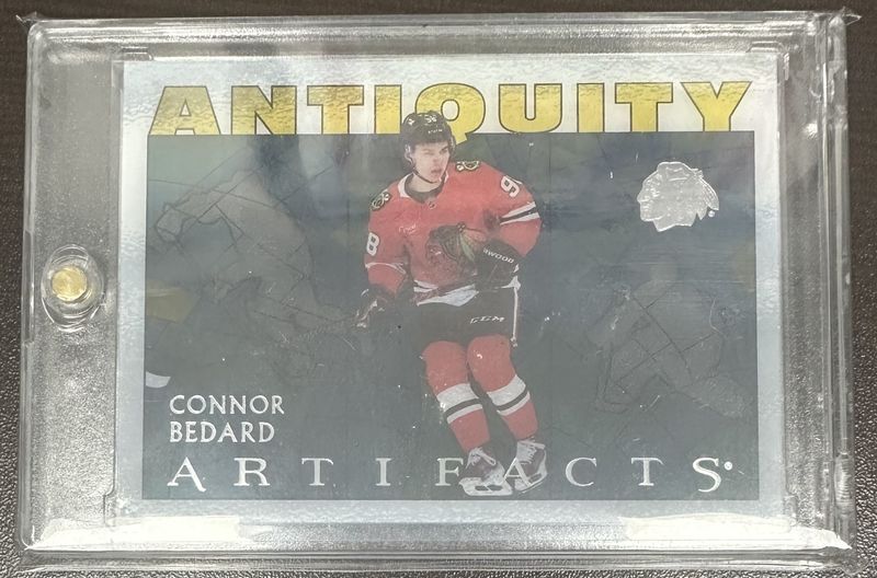 2025-26 Upper Deck Artifacts #AT-16 Connor Bedard Antiquity SP Blackhawks
