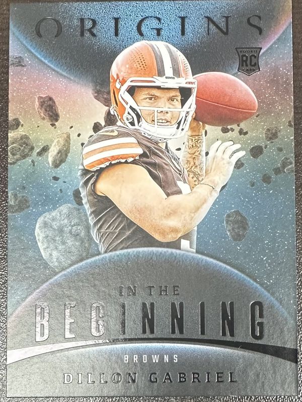 2025 Panini Origins Football #18 Dillon Gabriel In The Beginning Case Hit SSP