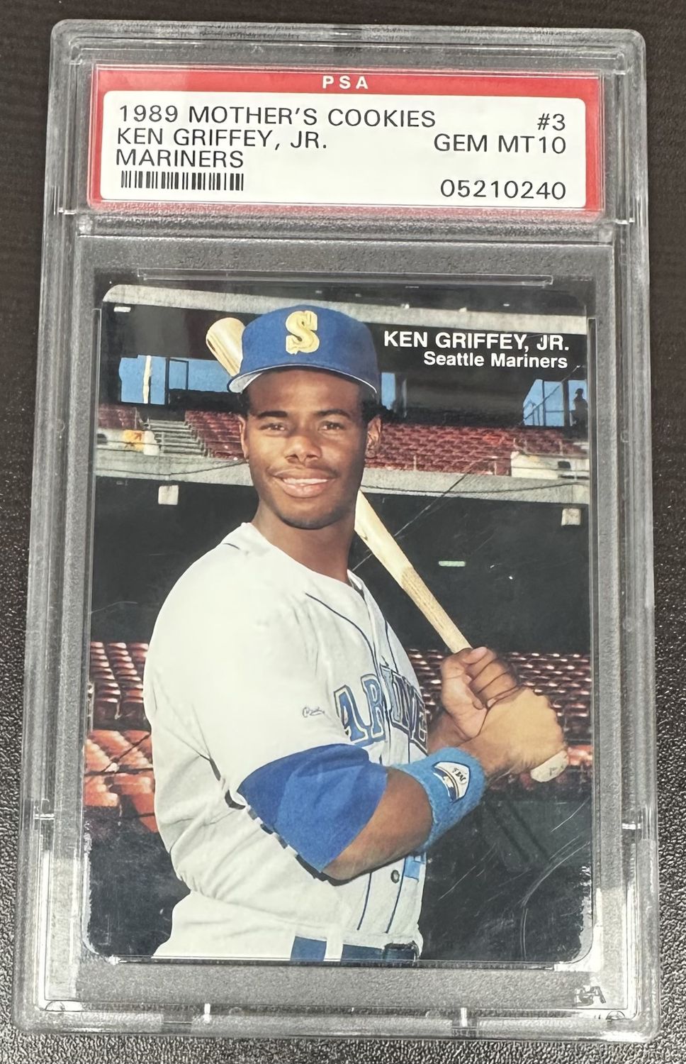 1989 Mother&#39;s Cookies Ken Griffey Jr #3 - PSA 10