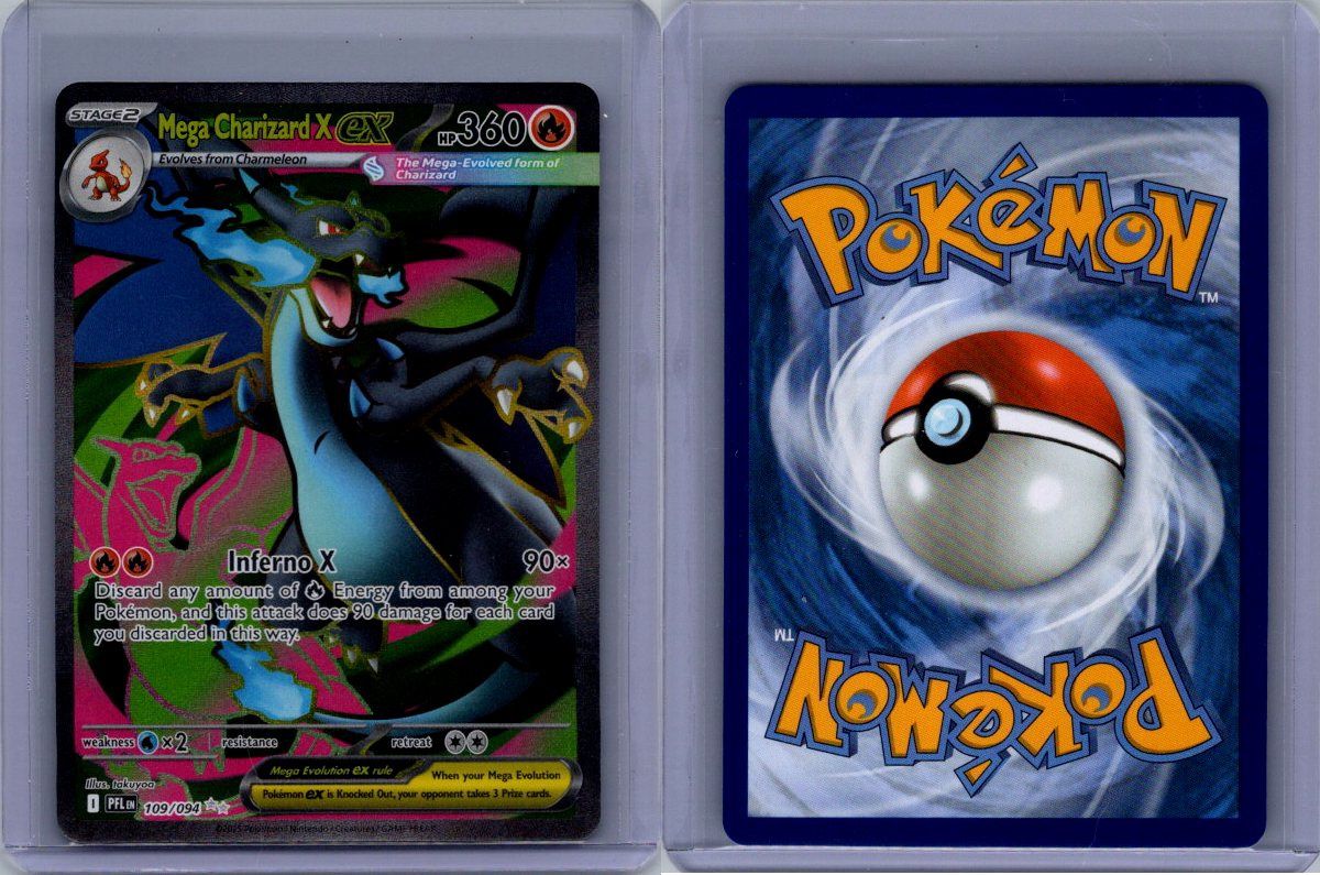 Mega Charizard X ex 109/094 Me02: Phantasmal Flames Holo (eBay)