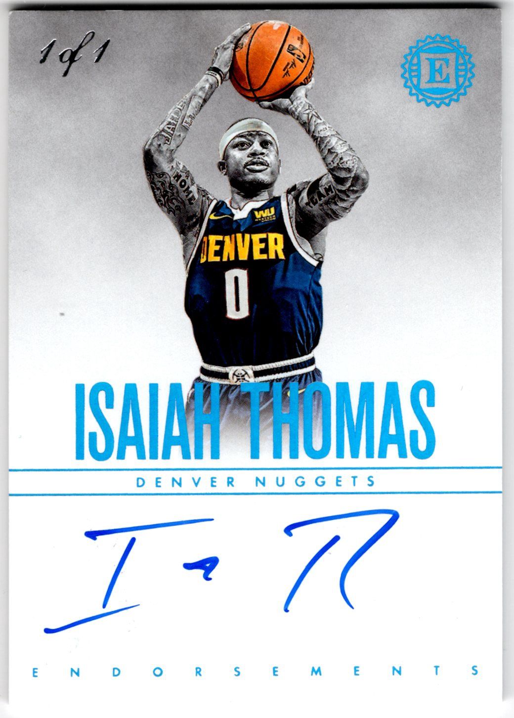 2019 Panini Encased Isaiah Thomas Autograph 1/1 (eBay)