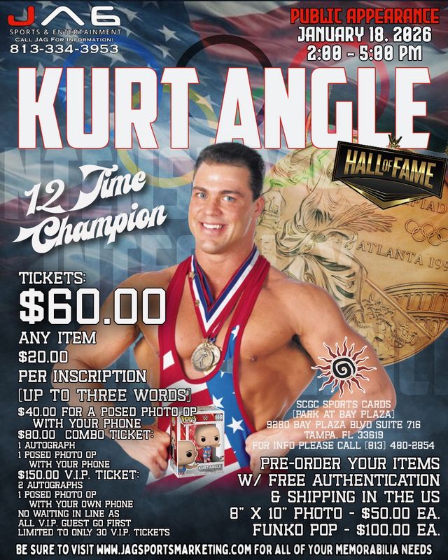 JAG - Kurt Angle - Photo (w/ your phone)