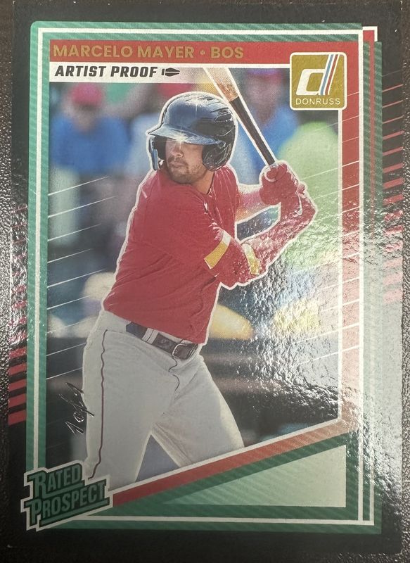 2025 Donruss Marcelo Mayer Artist Proof Black Border 1 of 1 eBay