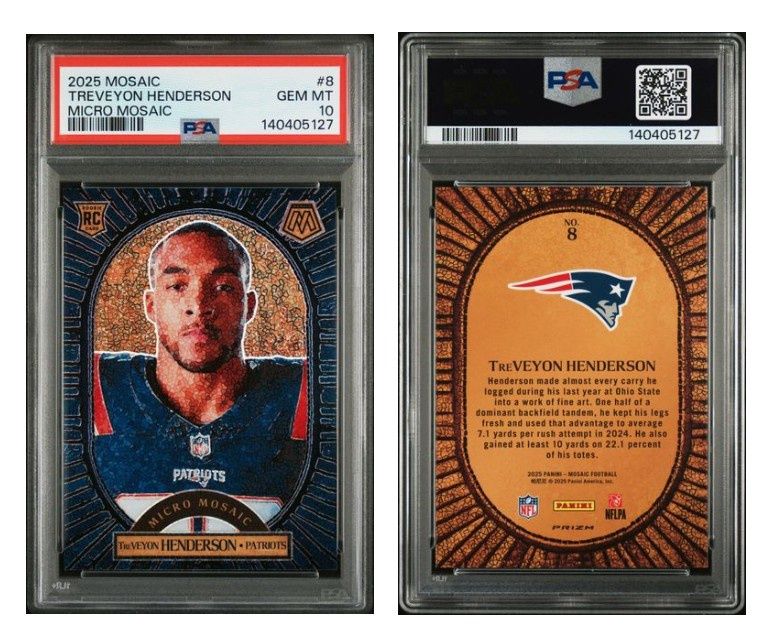 2025 Mosaic TreVeyon Henderson Micro Mosaic - PSA 10