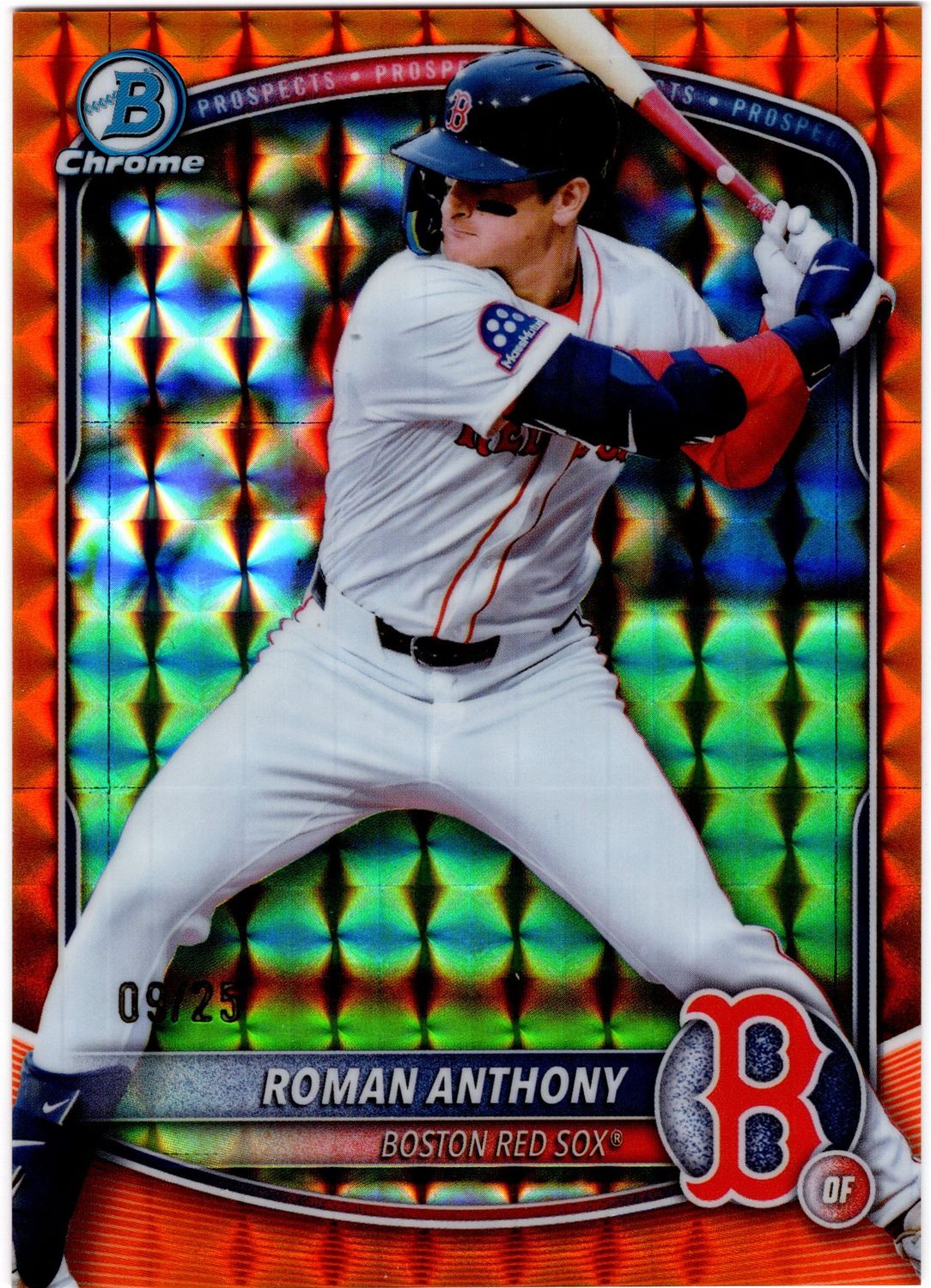 2025 Bowman BCP-167 Roman Anthony Orange Geometric 09/25