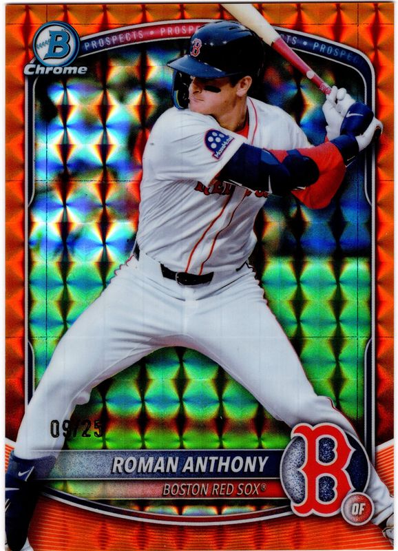 2025 Bowman BCP-167 Roman Anthony Orange Geometric 09/25