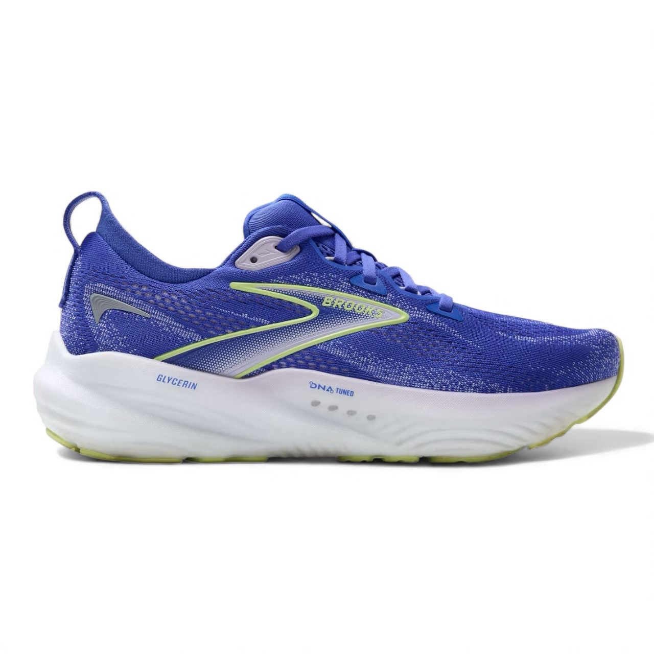 Brooks-Glycerin 22 Women, Color: Amp Blue/Iris/Yellow, Size: 6