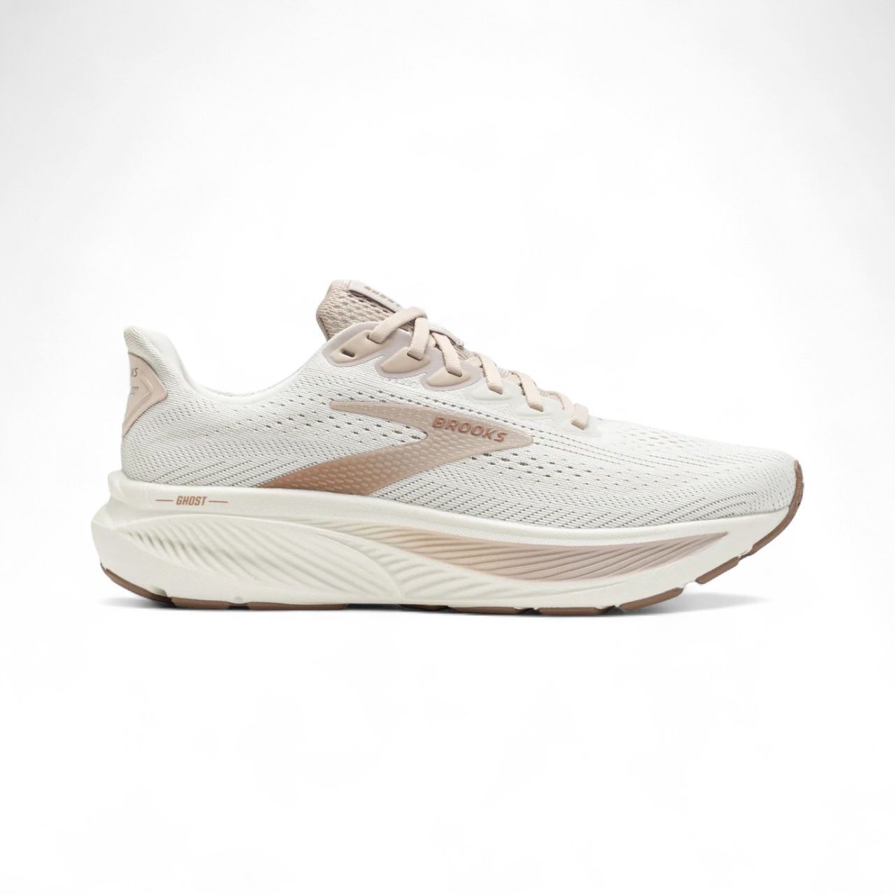Brooks-Ghost 17 Women, Color: Grey/Chat/Port, Size: 6