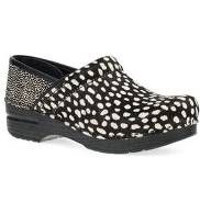Dansko-Professional Spotted Haircalf, Color: Blk, Size: 36