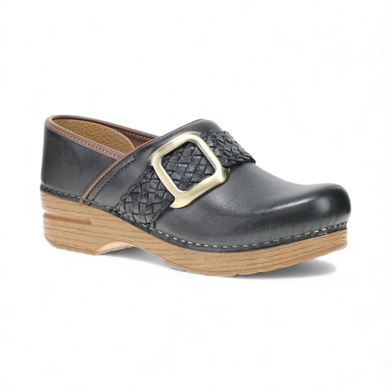 Dansko-Pro Braided Clog, Color: Black, Size: 36