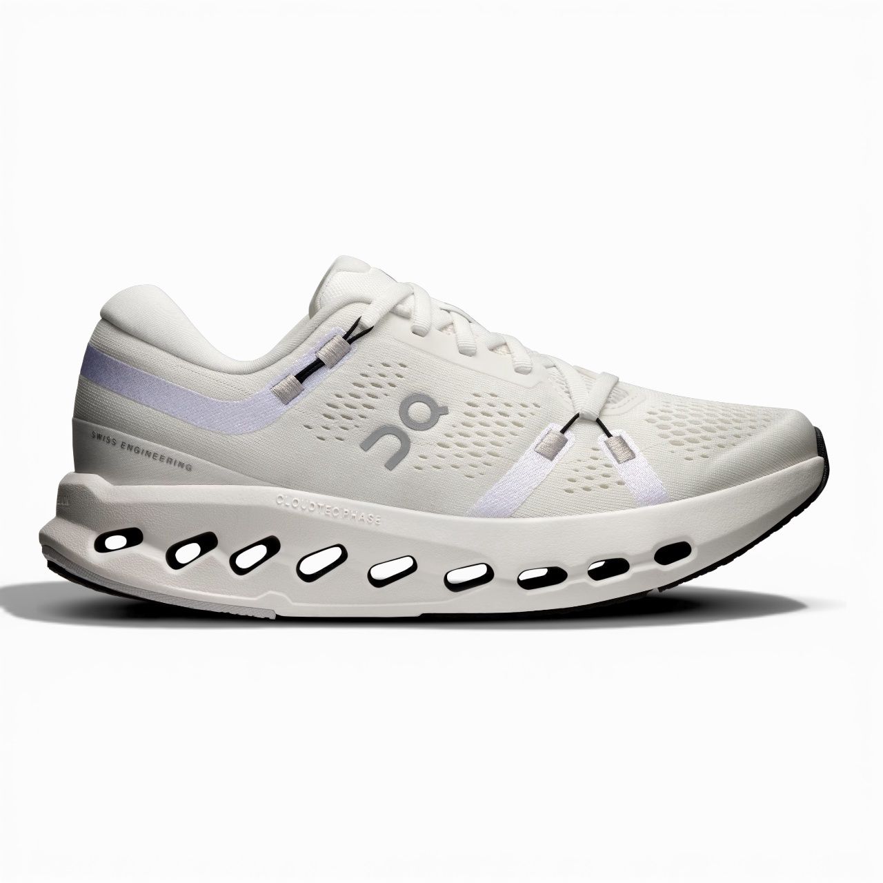 ON-Cloudsurfer 2 Wide Women, Color: Ivory/Ivory, Size: 6