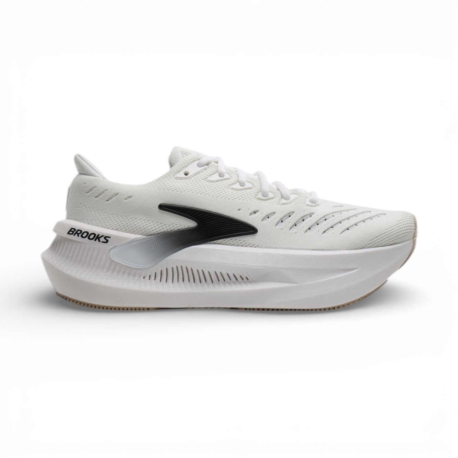 Brooks-Glycerin Max 2 Women, Color: White/Black/Chateau Gray, Size: 6