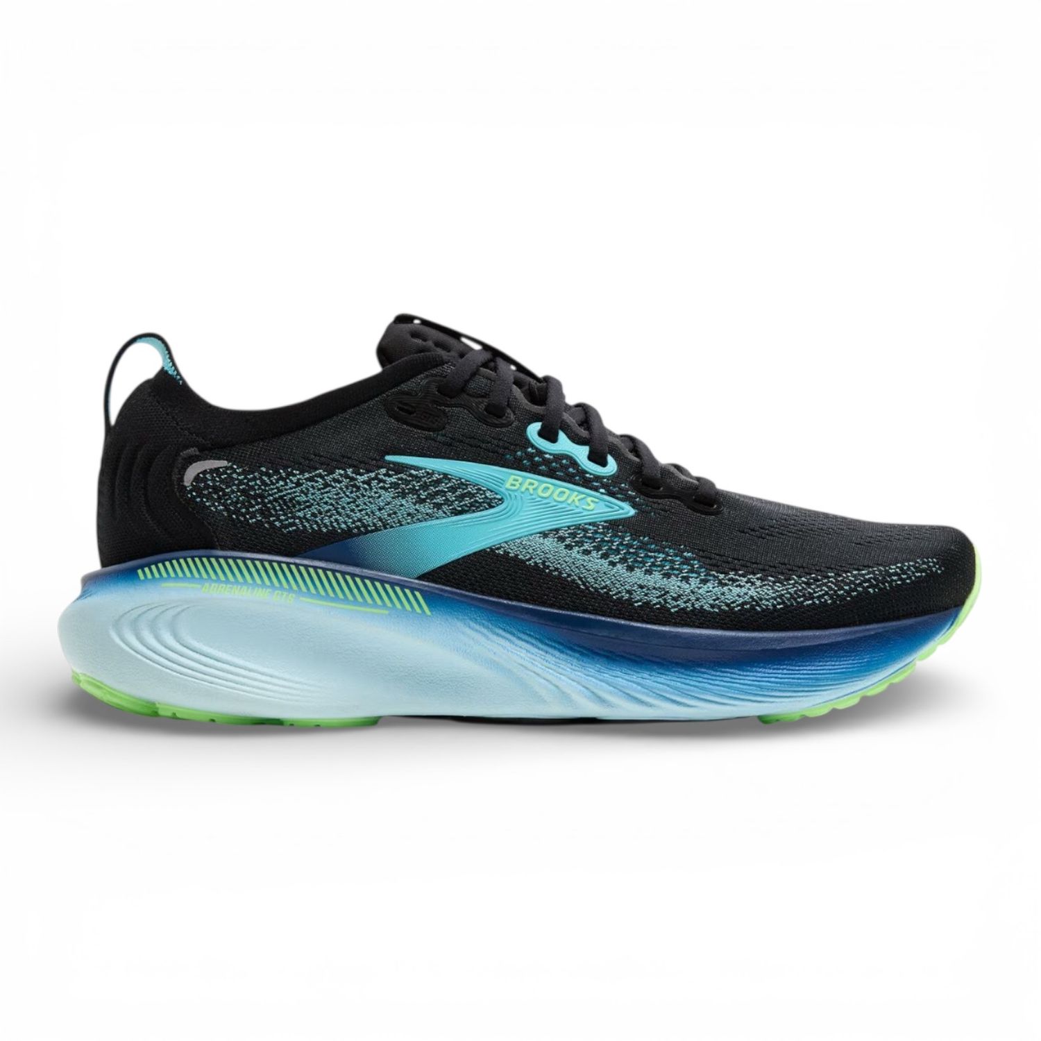 Brooks-Adrenaline GTS 25 Men, Color: Black/Ipanema/Mint, Size: 8