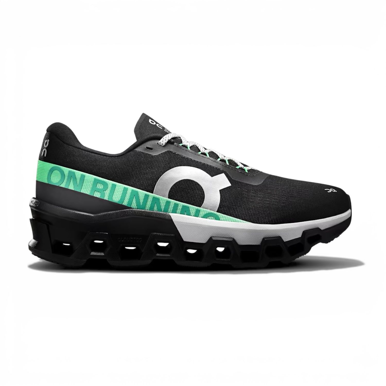 ON-Cloudmonster 2 Men, Color: Black/Glacier, Size: 9