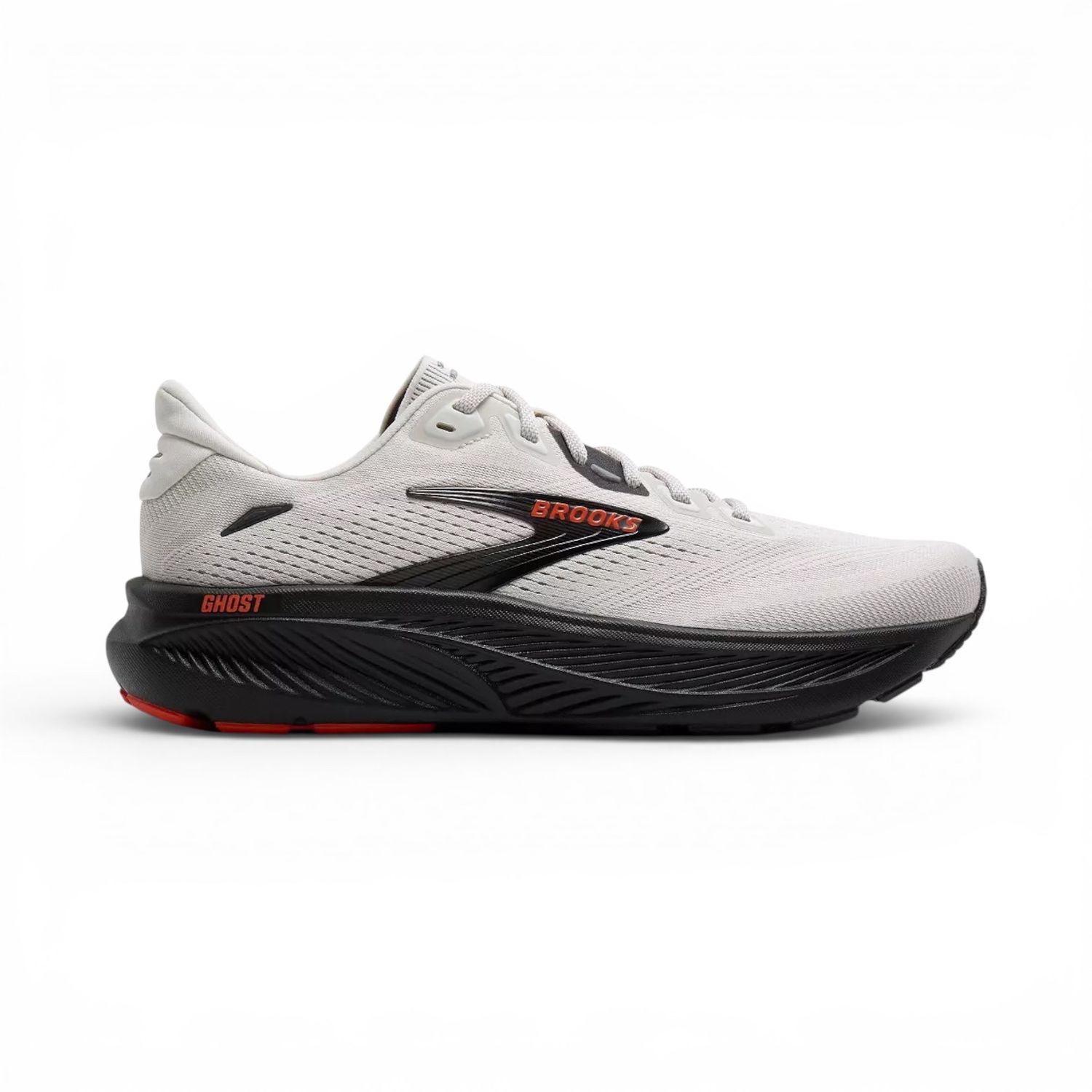 Brooks-Ghost 18 Men, Color: Coconut/Pearl/Tigerlilly, Size: 8