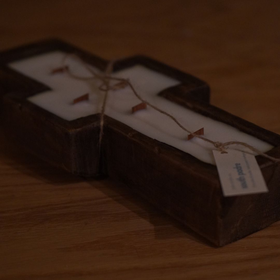 12&quot; Cross Candle (1 lb)