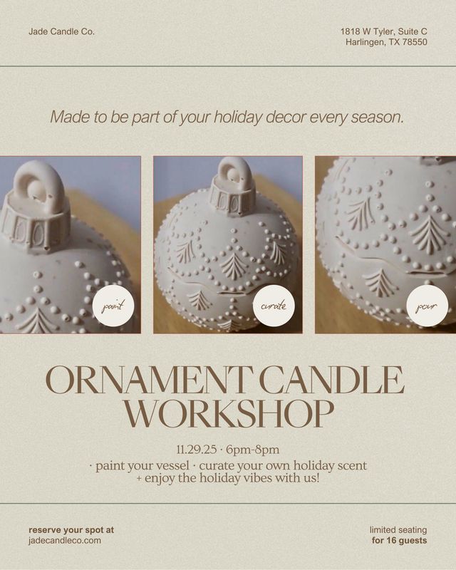Ornament Candle Workshop