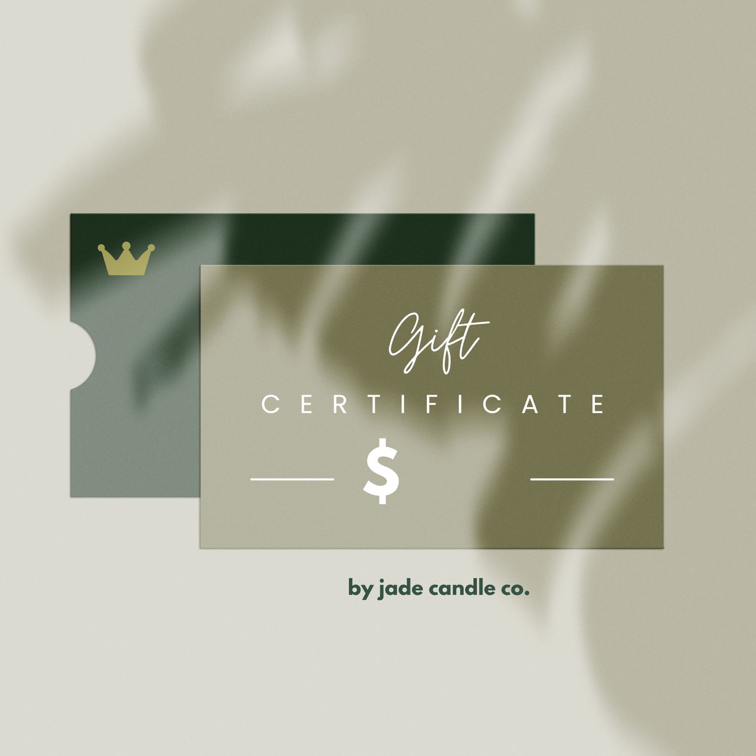 Jade Candle Co - Gift Certificate