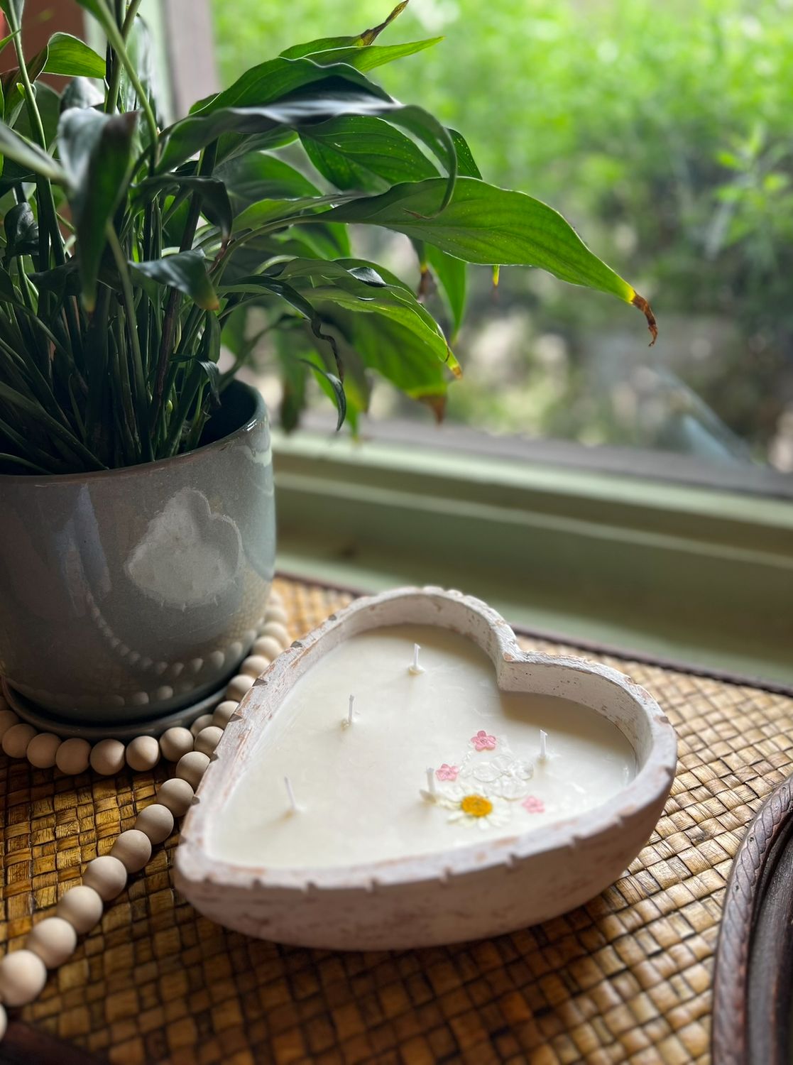 [pre-order] Heart Clay Candle