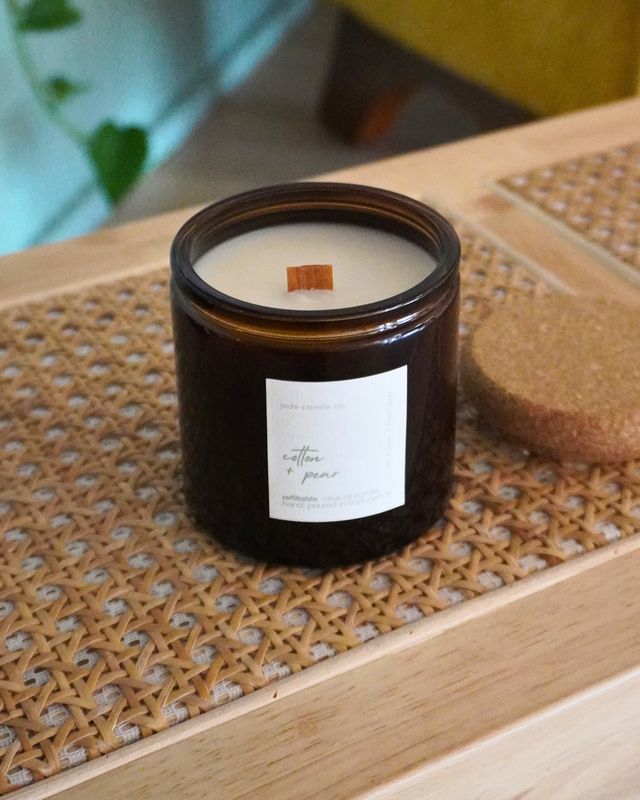 Cotton + Pear Candle
