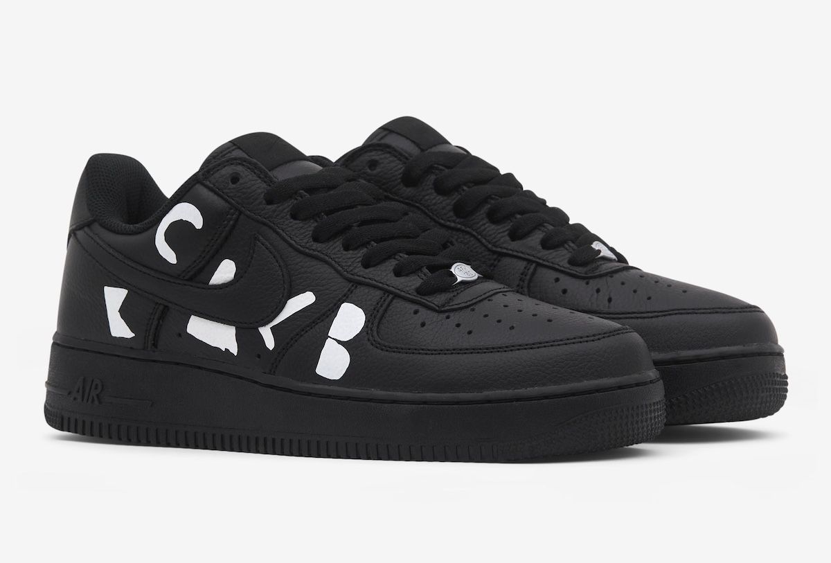 Nike x Comme des Garçons Air Force 1 Low Retro &#39;Black&#39;