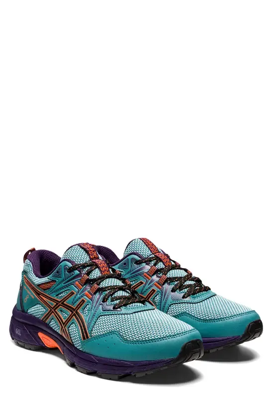 ASICS Women&#39;s Gel-Venture 8-Running Shoes Misty Pine/Nova Orange