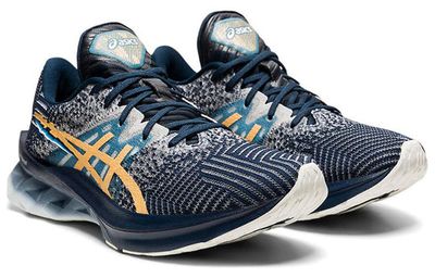 ASICS Women Novablast &#39;Pixel Noise - French Blue Champagne