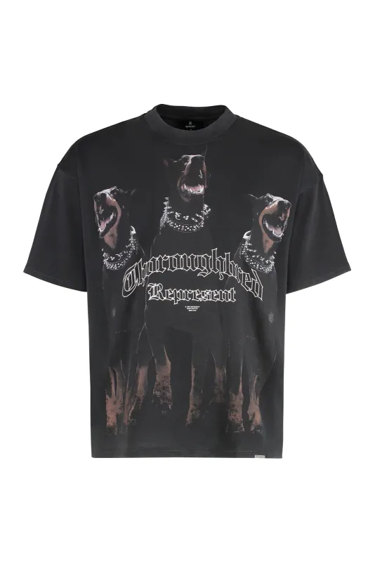 Represent Thoroughbred Crewneck T-Shirt – Vintage Black