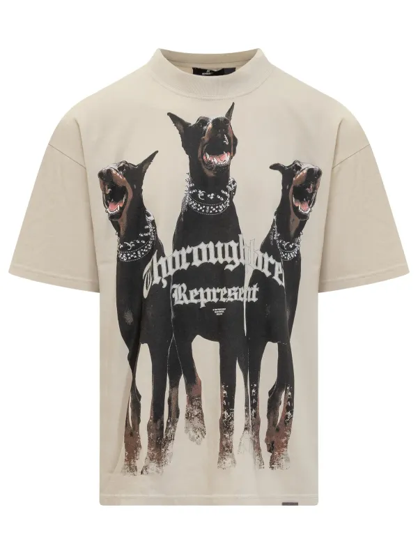 Represent Thoroughbred Crewneck T-Shirt – Vintage White