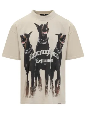 Represent Thoroughbred Crewneck T-Shirt – Vintage White