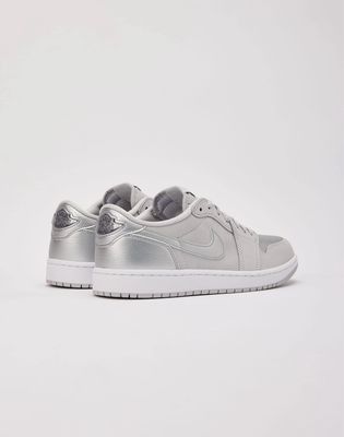 Air Jordan 1 Low (Silver) SIZE 9.5 Last Pair