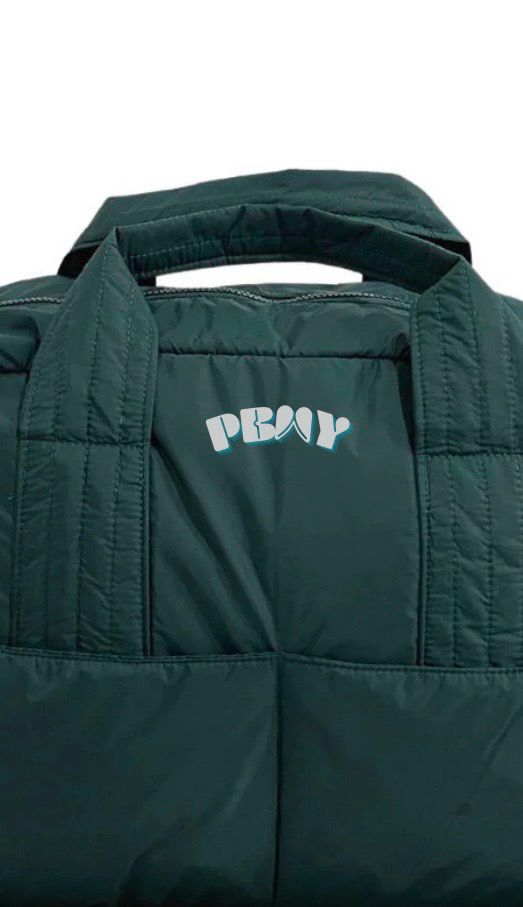 PBWY™️ Large Nylon Duffle Envy Green - &quot;Peace Be With You&quot;