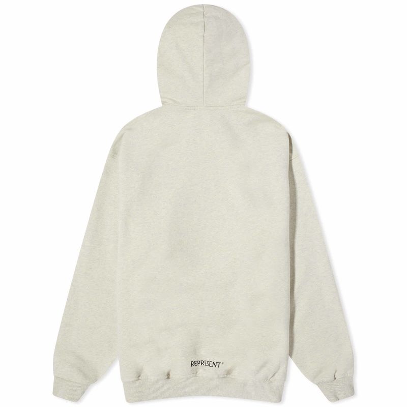 Represent Cream marl Hoodie