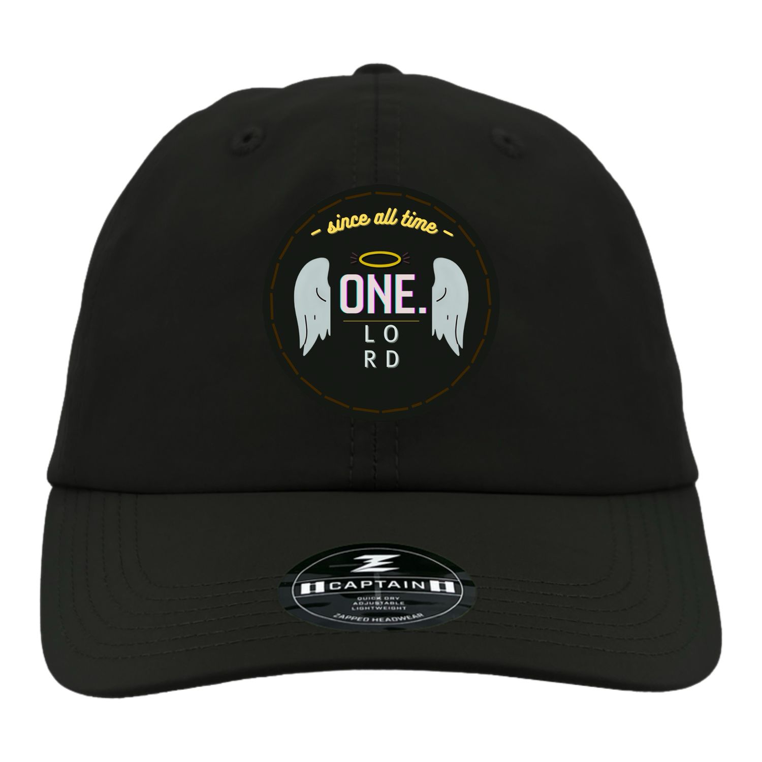 PBWY™ — “one-LORD” Halo Dad Hat with Leather Patch