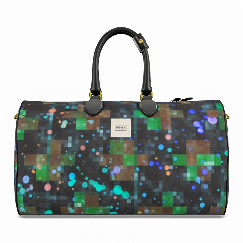 PBWY™ Fourth Watch — Large Nappa Duffle in Midnight / Noir / Halo