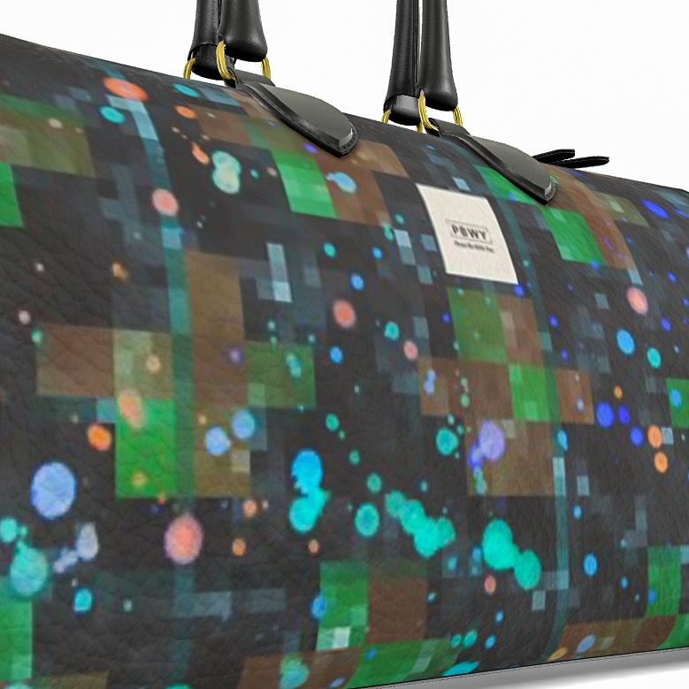 PBWY™ Fourth Watch — Large Nappa Duffle in Midnight / Noir / Halo
