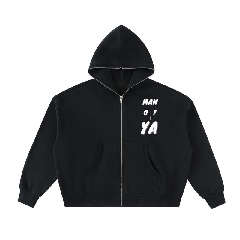 PBWY™ Man of Ya — Signature Zip Hood