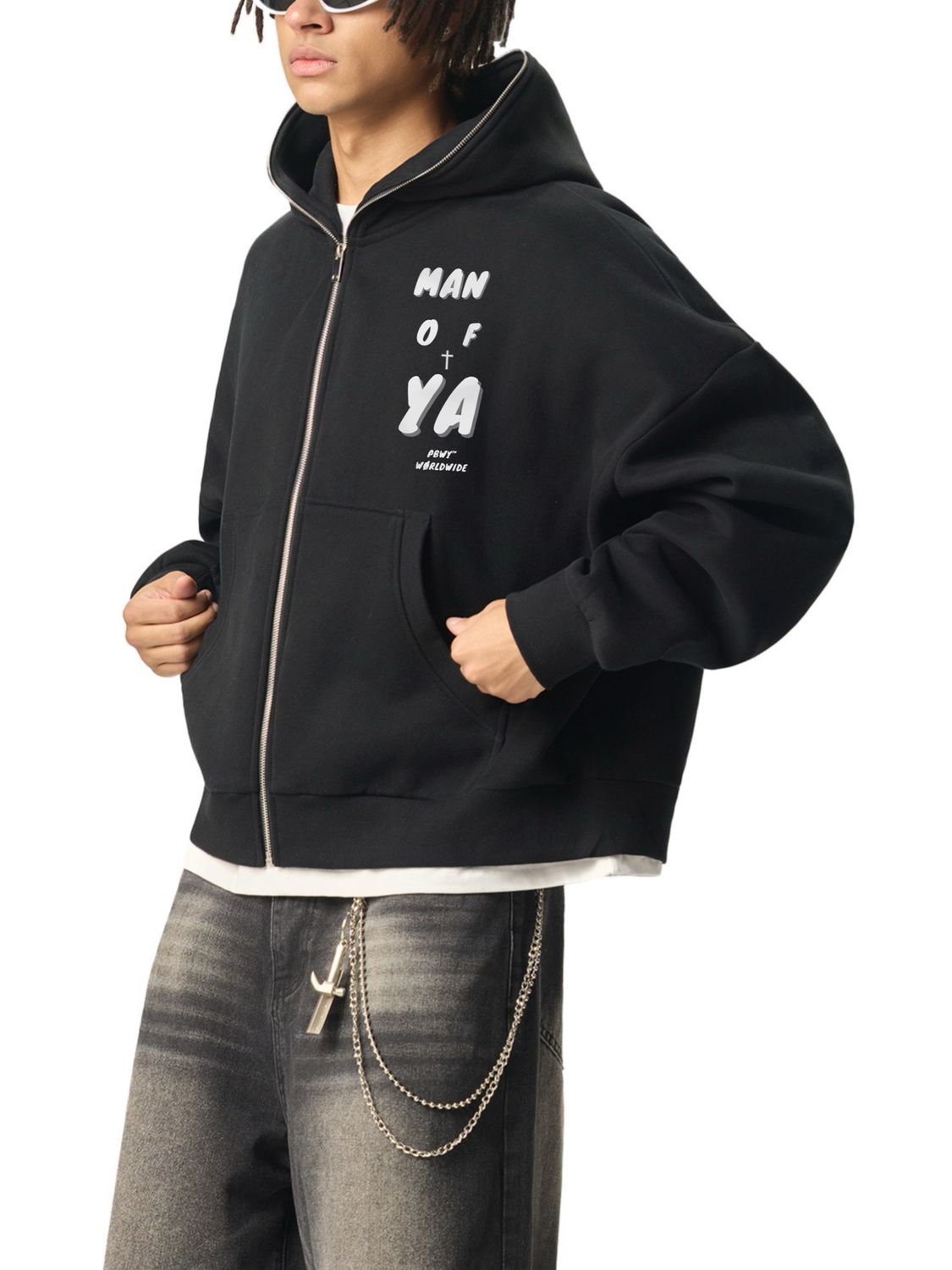 PBWY™ Man of Ya — Signature Zip Hood