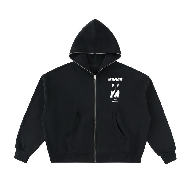 PBWY™ Woman of Ya — Signature Zip Hood