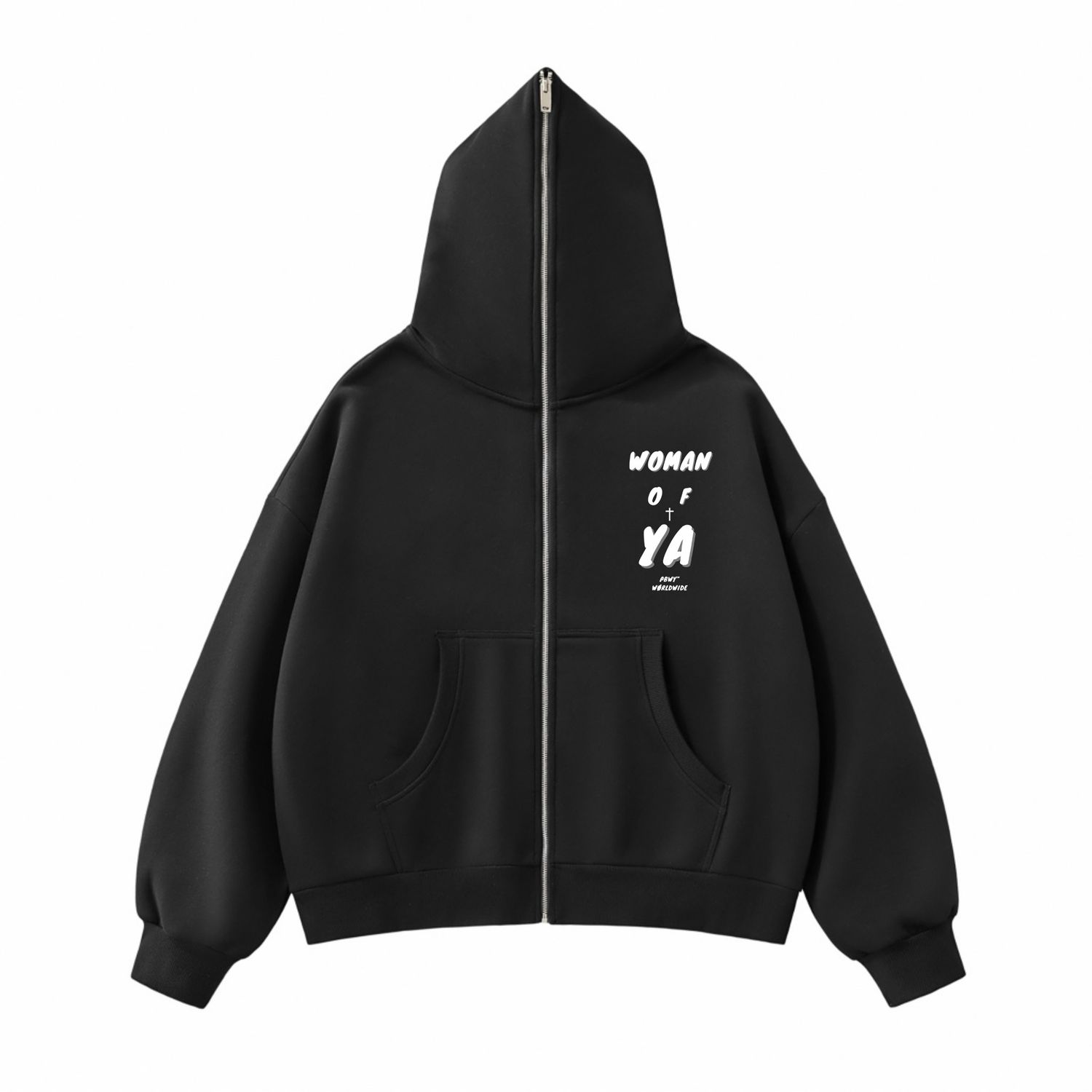 PBWY™ Woman of Ya — Signature Zip Hood