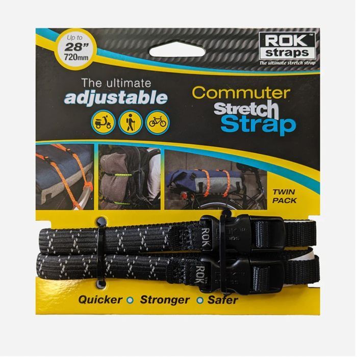 ROK 332 COMMUTER ADJUSTABLE STRAP BLACK REFLECTIVE 2 PACK ROK 332 COMMUTER ADJUSTABLE STRAP BLACK REFLECTIVE 2 PACK